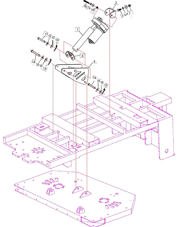 IZY-1200 &mdash; Brush Deck Lifting System