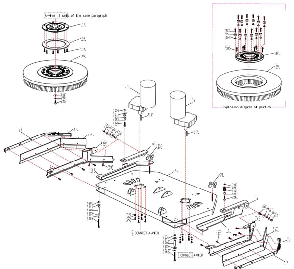 IZY-1200 &mdash; Double Brush Deck System