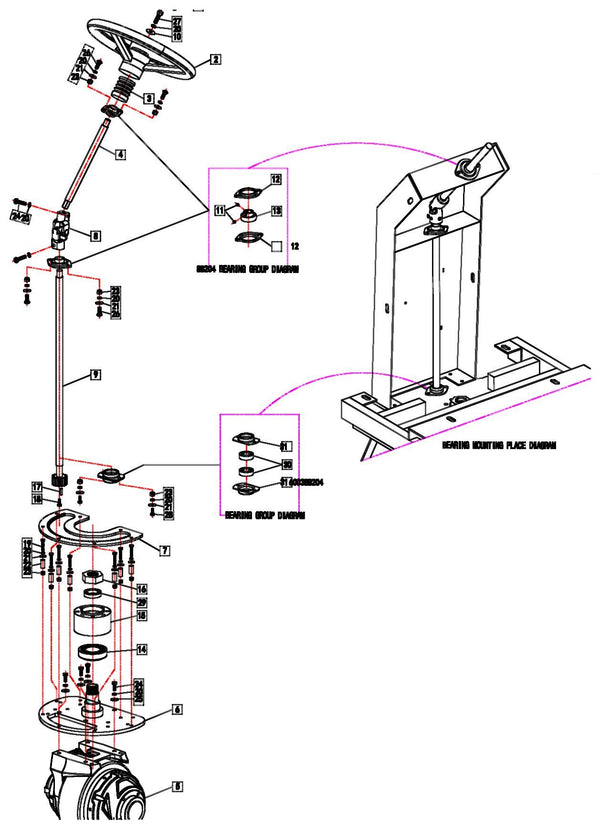 IZY-1380 &mdash; Front Steering System