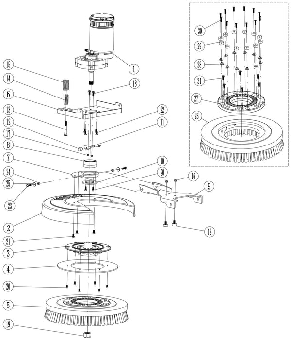 IZY-380 &mdash; Disc Brush System