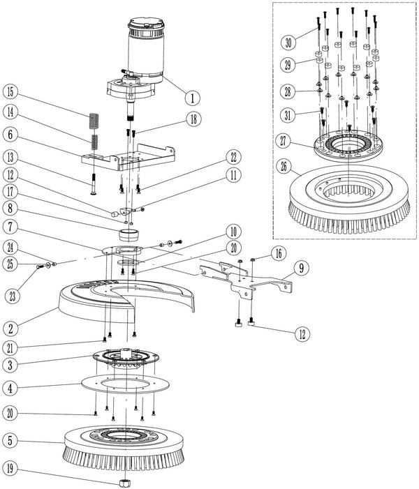 IZY-450 &mdash; Disc Brush System