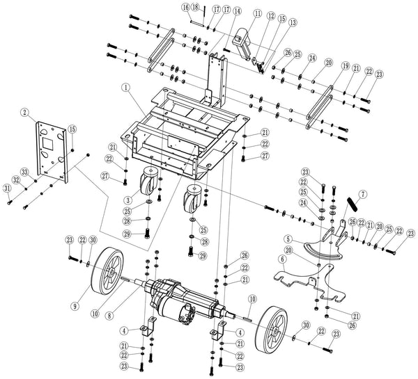 IZY-530D-26 &mdash; Chassis & Drive System