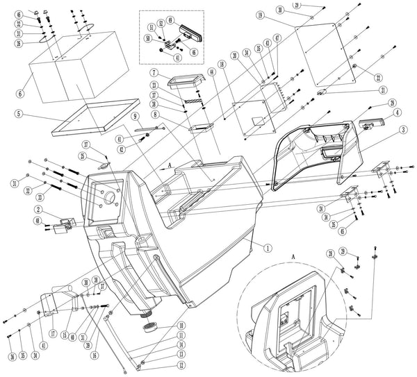IZY-530D-26 &mdash; Clean-Water Tank Assembly