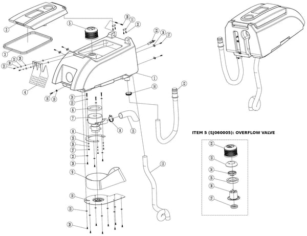 IZY-530D &mdash; Dirty Water Tank System