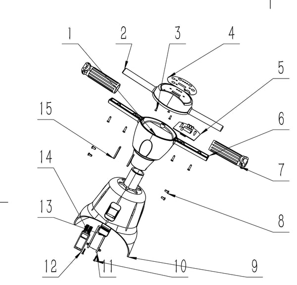 IZY-MOP-W &mdash; Handle Head Assembly