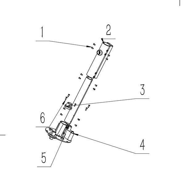 IZY-MOP-W &mdash; Handle Rod Assembly