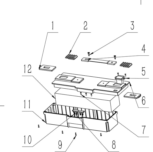 IZY-MOP-W &mdash; Battery Assembly